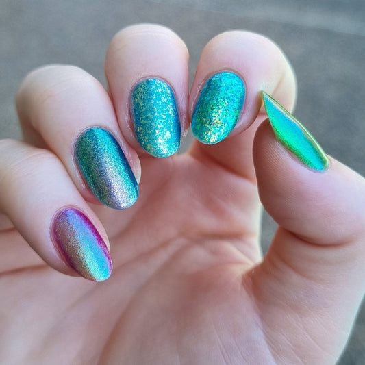 Greens Comparison - Cosmic Polish