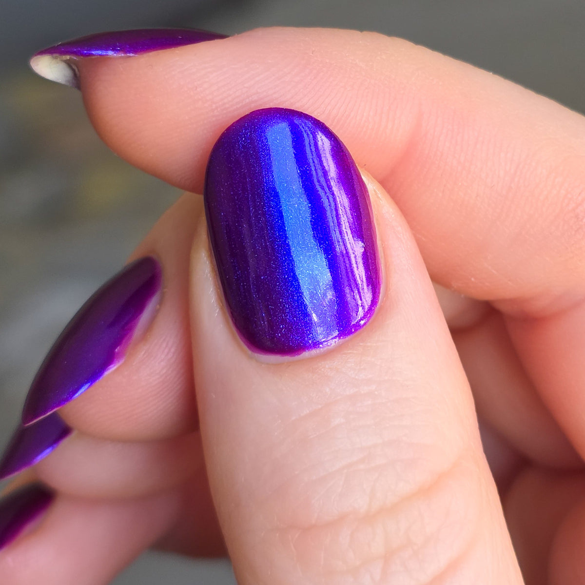 Amethyst Veil nail polish by Cosmic Polish