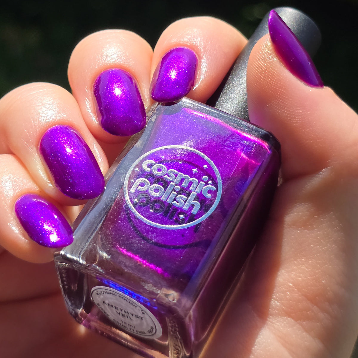 Amethyst Veil nail polish by Cosmic Polish