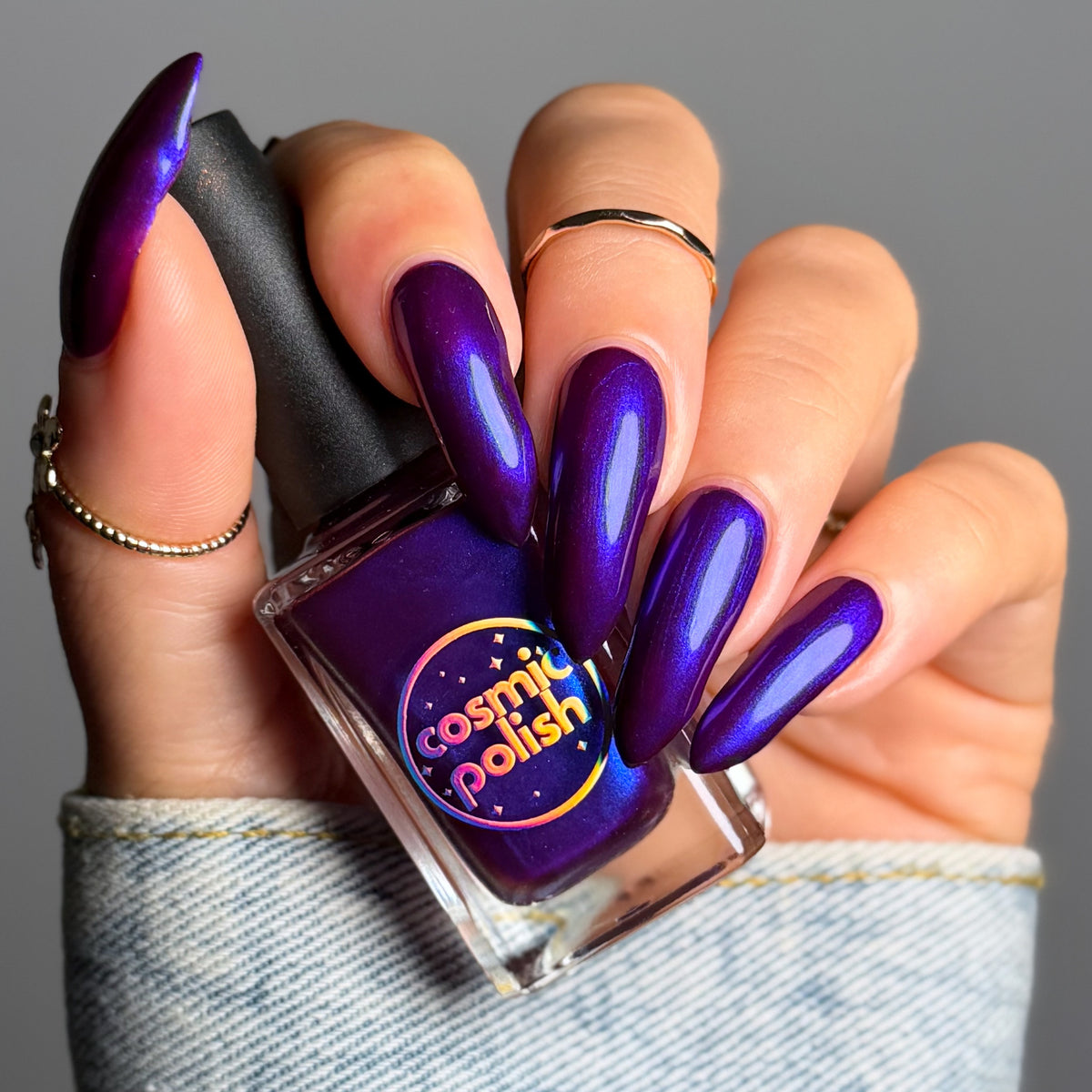 Amethyst Veil nail polish by Cosmic Polish