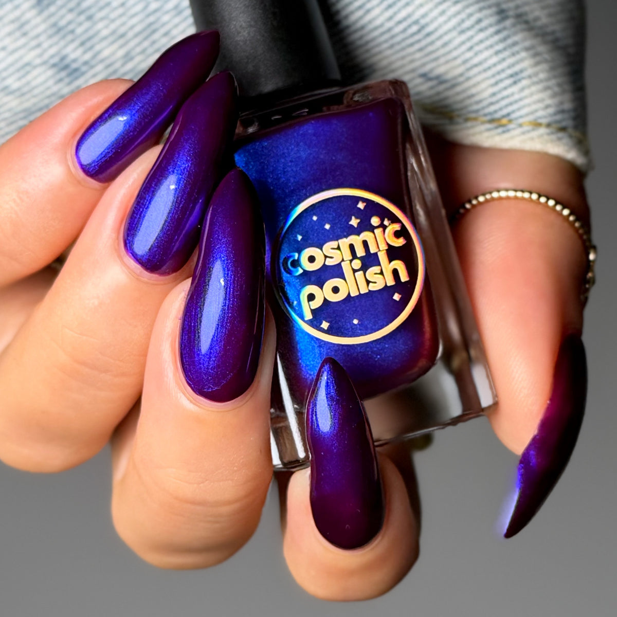 Amethyst Veil nail polish by Cosmic Polish