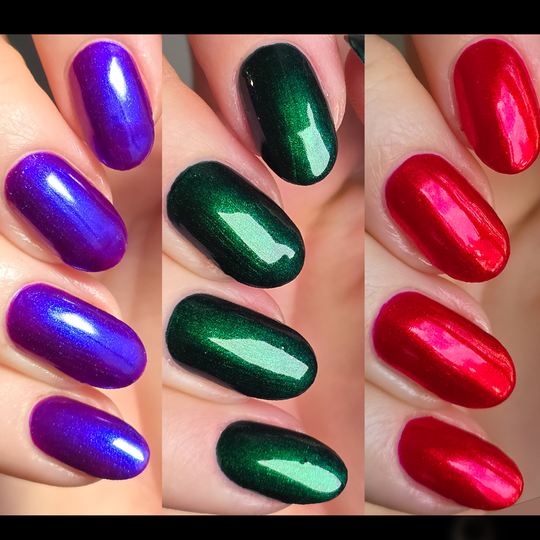 Crown Jewels Trio nail polish bundle by Cosmic Polish