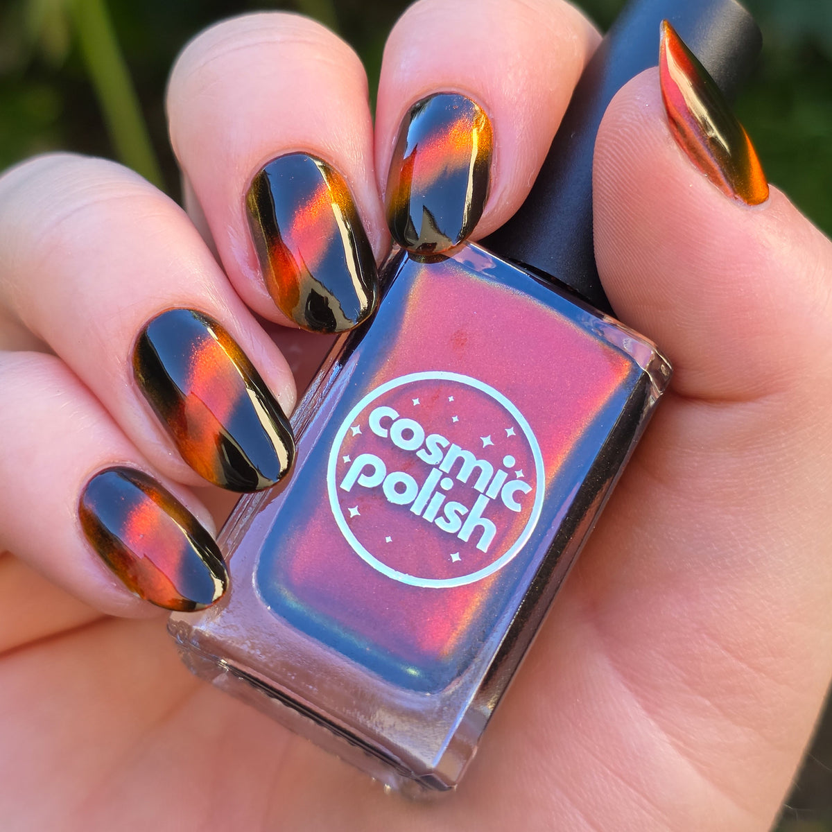 Fire Agate nail polish by Cosmic Polish