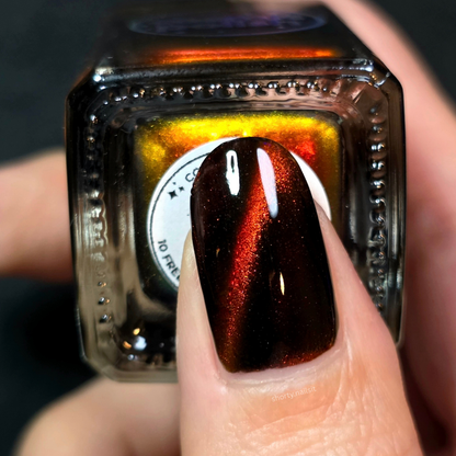 Fire Agate nail polish by Cosmic Polish