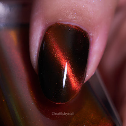 Fire Agate nail polish by Cosmic Polish