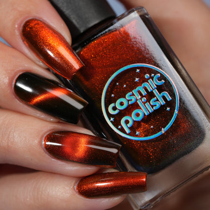 Fire Agate nail polish by Cosmic Polish