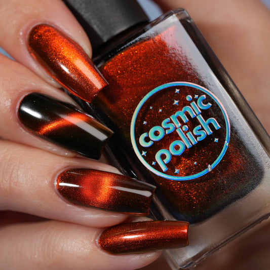 Fire Agate nail polish by Cosmic Polish