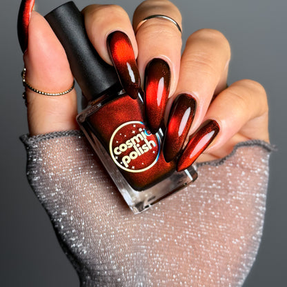 Fire Agate nail polish by Cosmic Polish