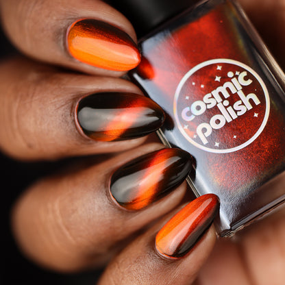 Fire Agate nail polish by Cosmic Polish