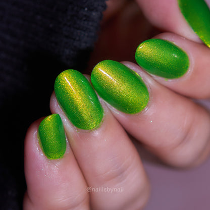 Gamma Ray Glow nail polish by Cosmic Polish