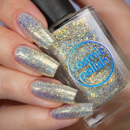 Gold Rush nail polish by Cosmic Polish