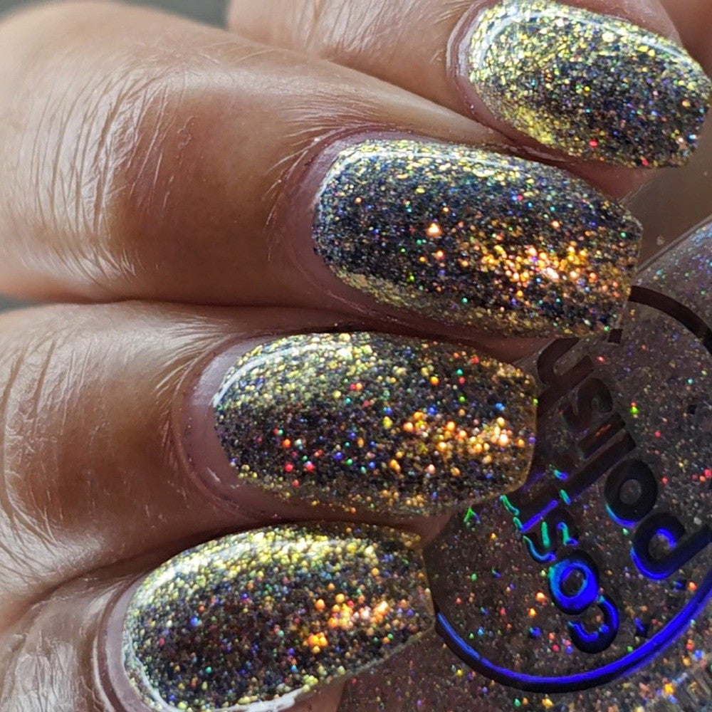 Gold Rush nail polish by Cosmic Polish