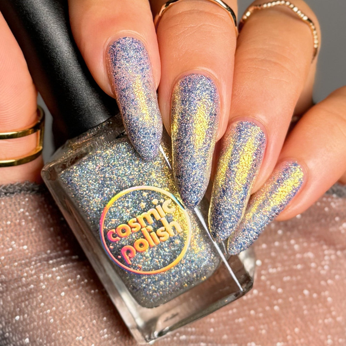 Gold Rush nail polish by Cosmic Polish