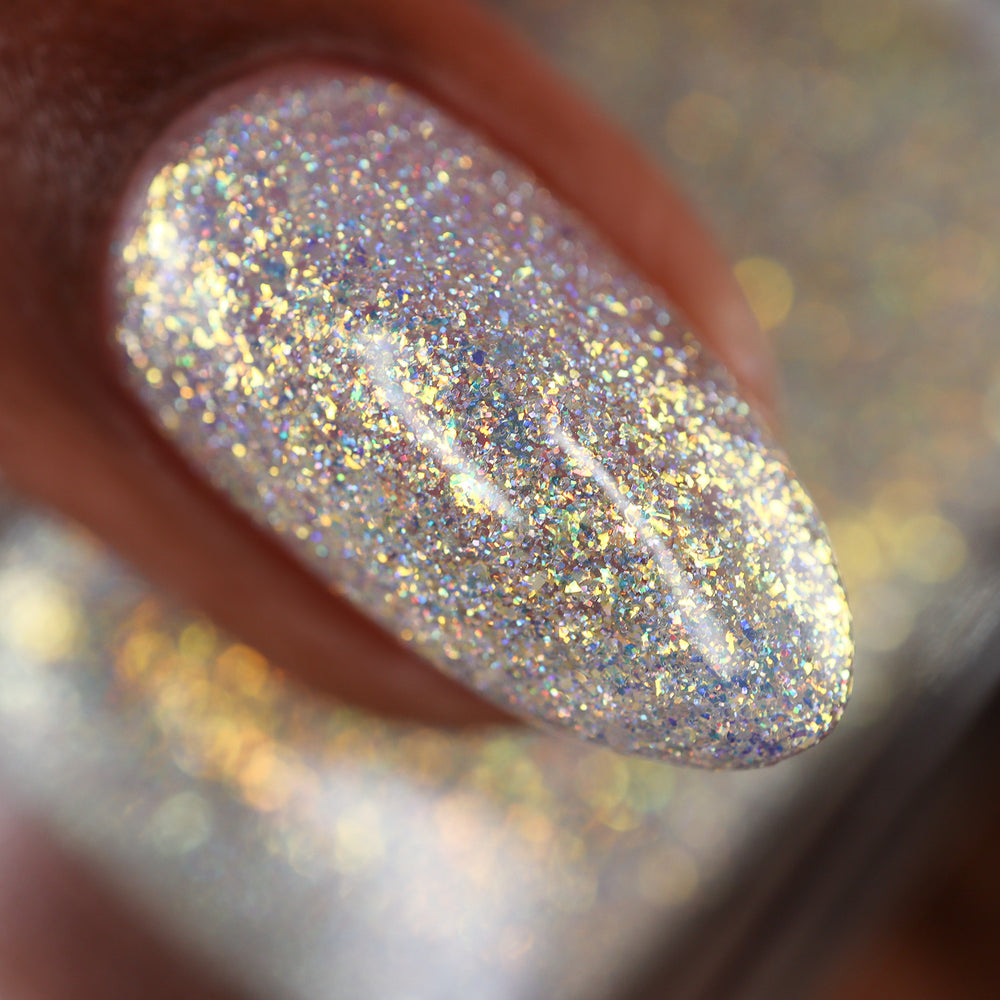 Gold Rush nail polish by Cosmic Polish