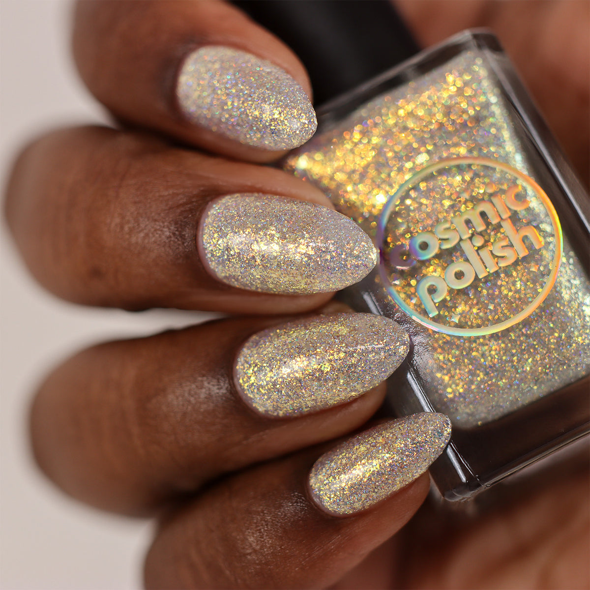 Gold Rush nail polish by Cosmic Polish
