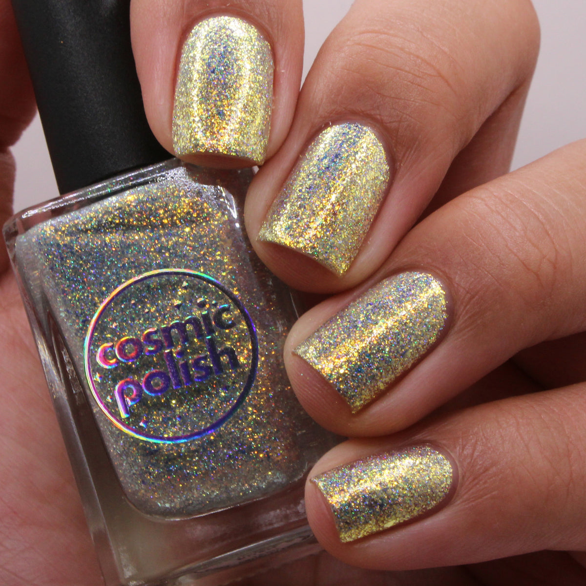 Gold Rush nail polish by Cosmic Polish