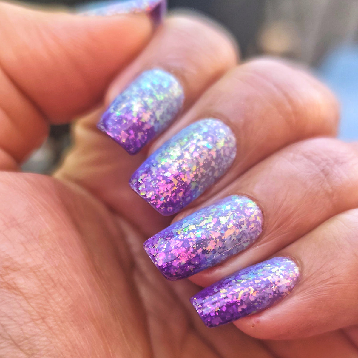 Iris Wings nail polish by Cosmic Polish