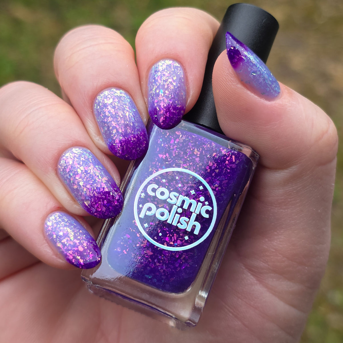 Iris Wings nail polish by Cosmic Polish
