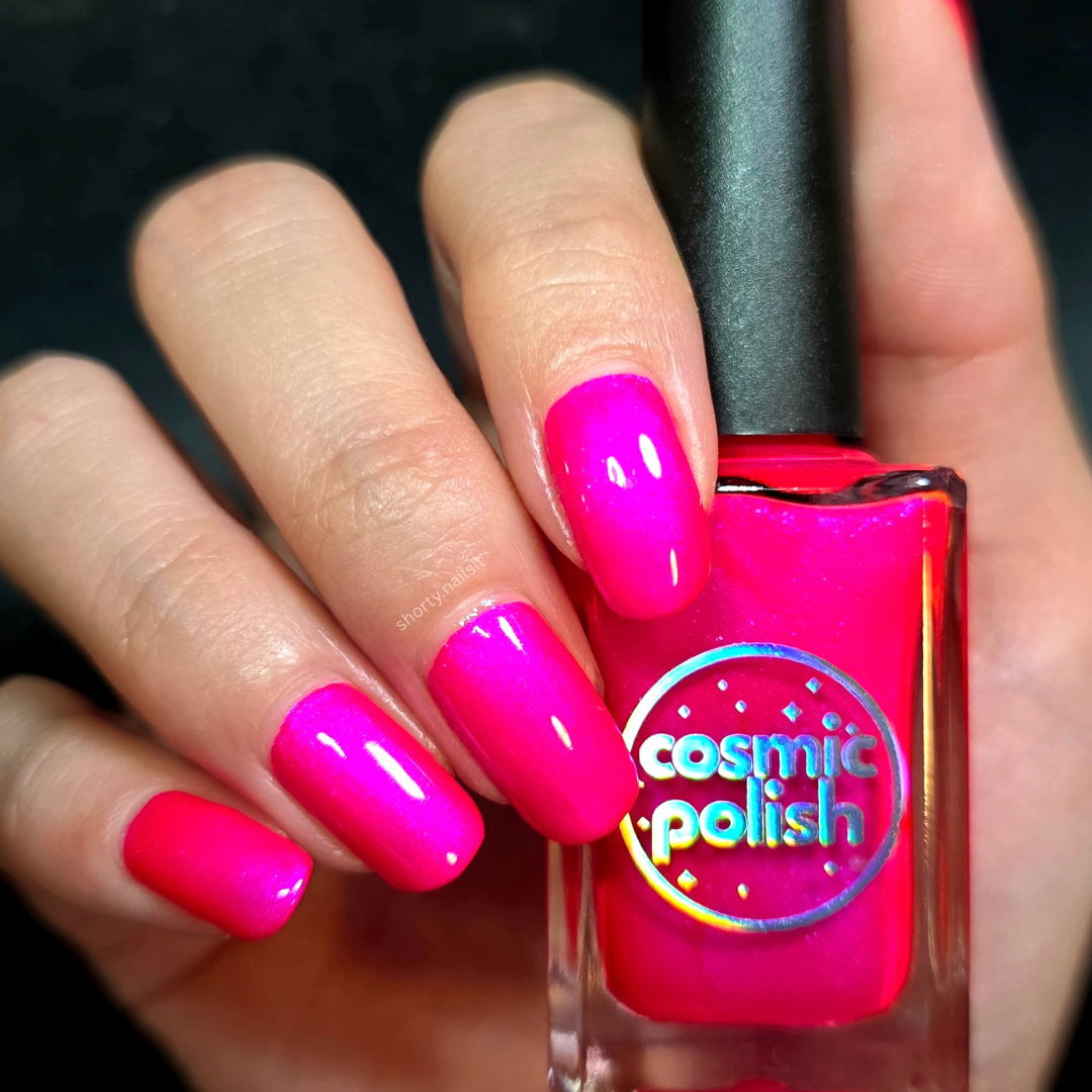 Neon Heart nail polish by Cosmic Polish