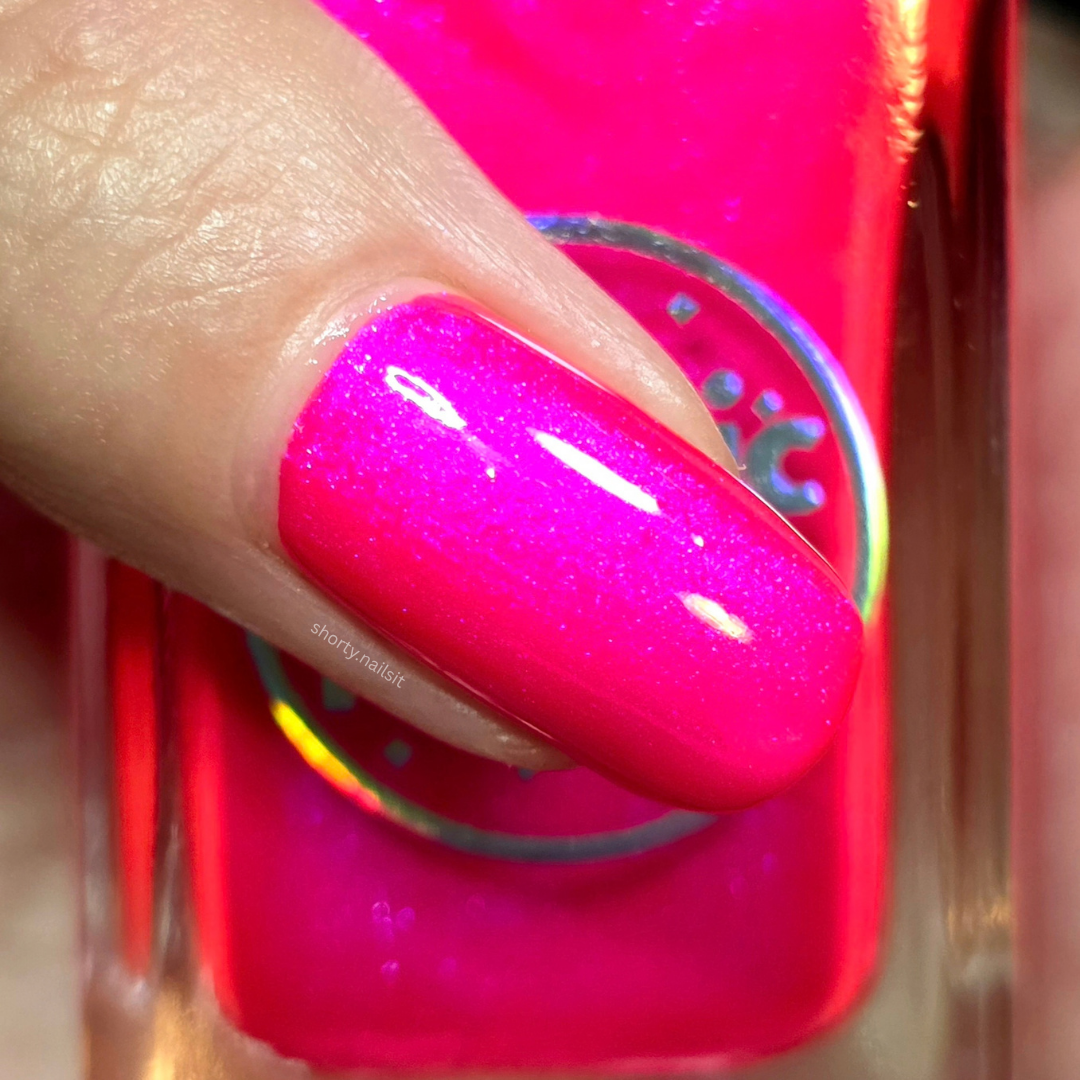 Neon Heart nail polish by Cosmic Polish