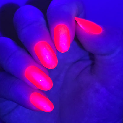 Neon Heart nail polish by Cosmic Polish
