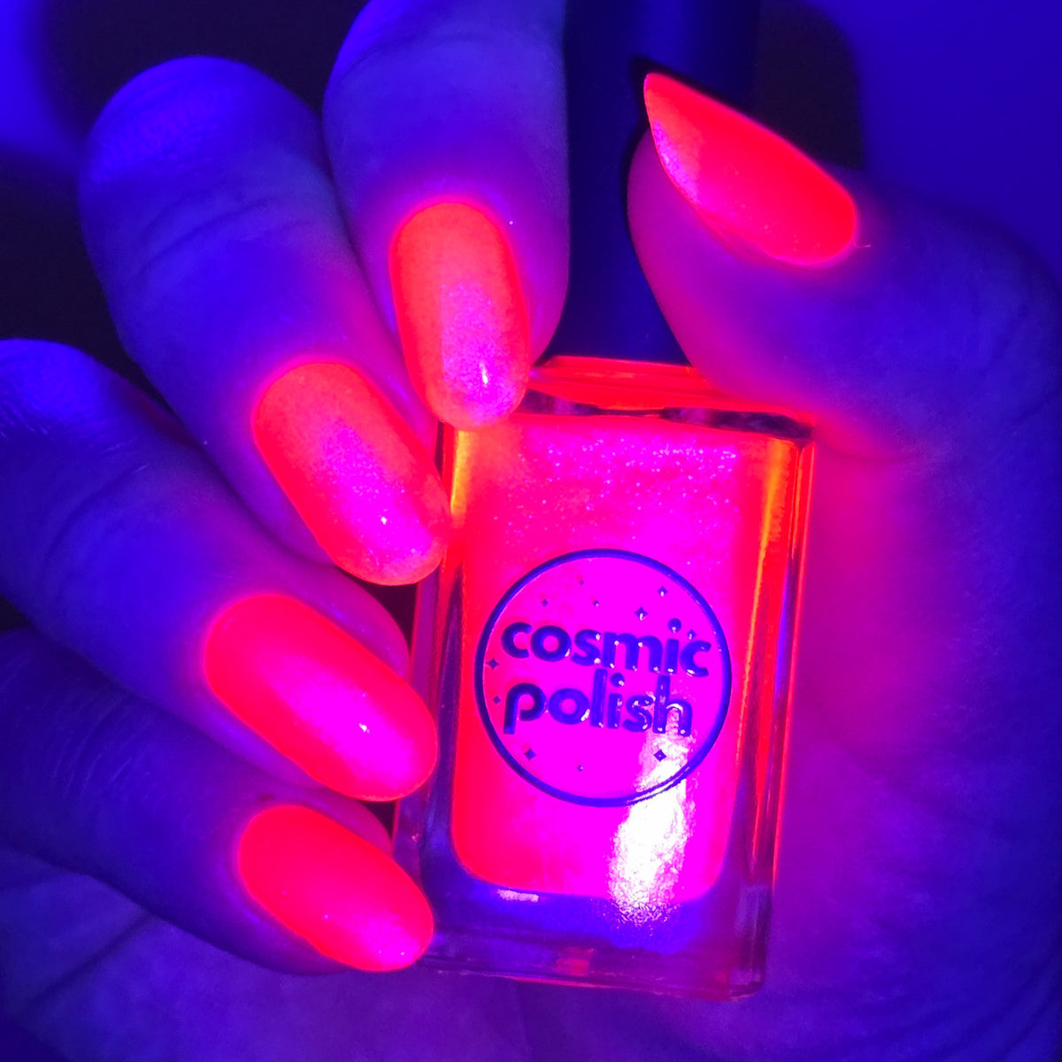 Neon Heart nail polish by Cosmic Polish