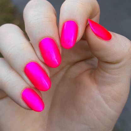 Neon Heart nail polish by Cosmic Polish