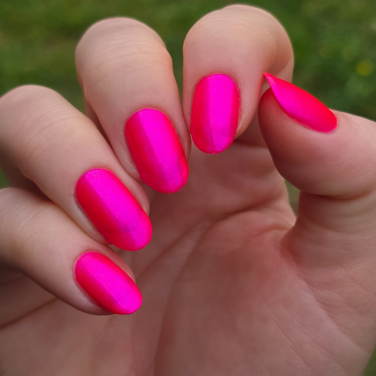 Neon Heart nail polish by Cosmic Polish