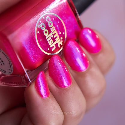 Neon Heart nail polish by Cosmic Polish