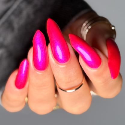Neon Heart nail polish by Cosmic Polish