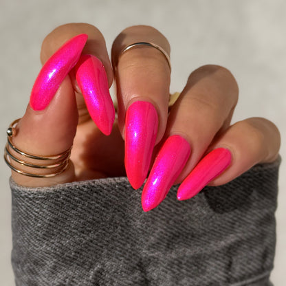 Neon Heart nail polish by Cosmic Polish