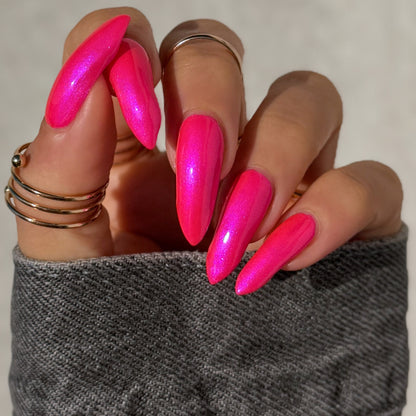 Neon Heart nail polish by Cosmic Polish