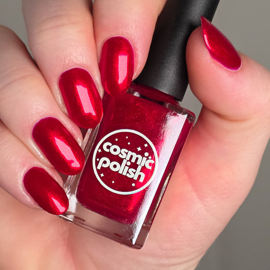 Ruby Remix nail polish by Cosmic Polish