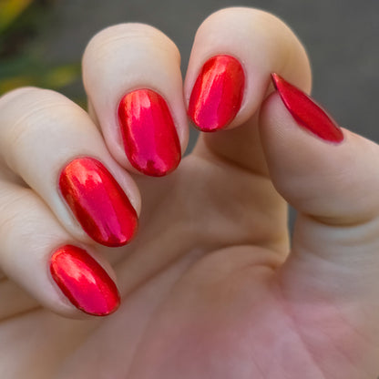 Ruby Remix nail polish by Cosmic Polish