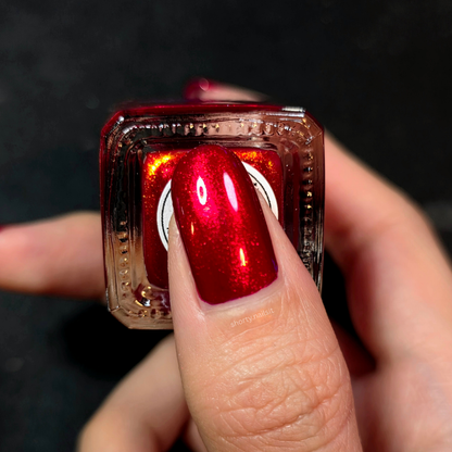 Ruby Remix nail polish by Cosmic Polish