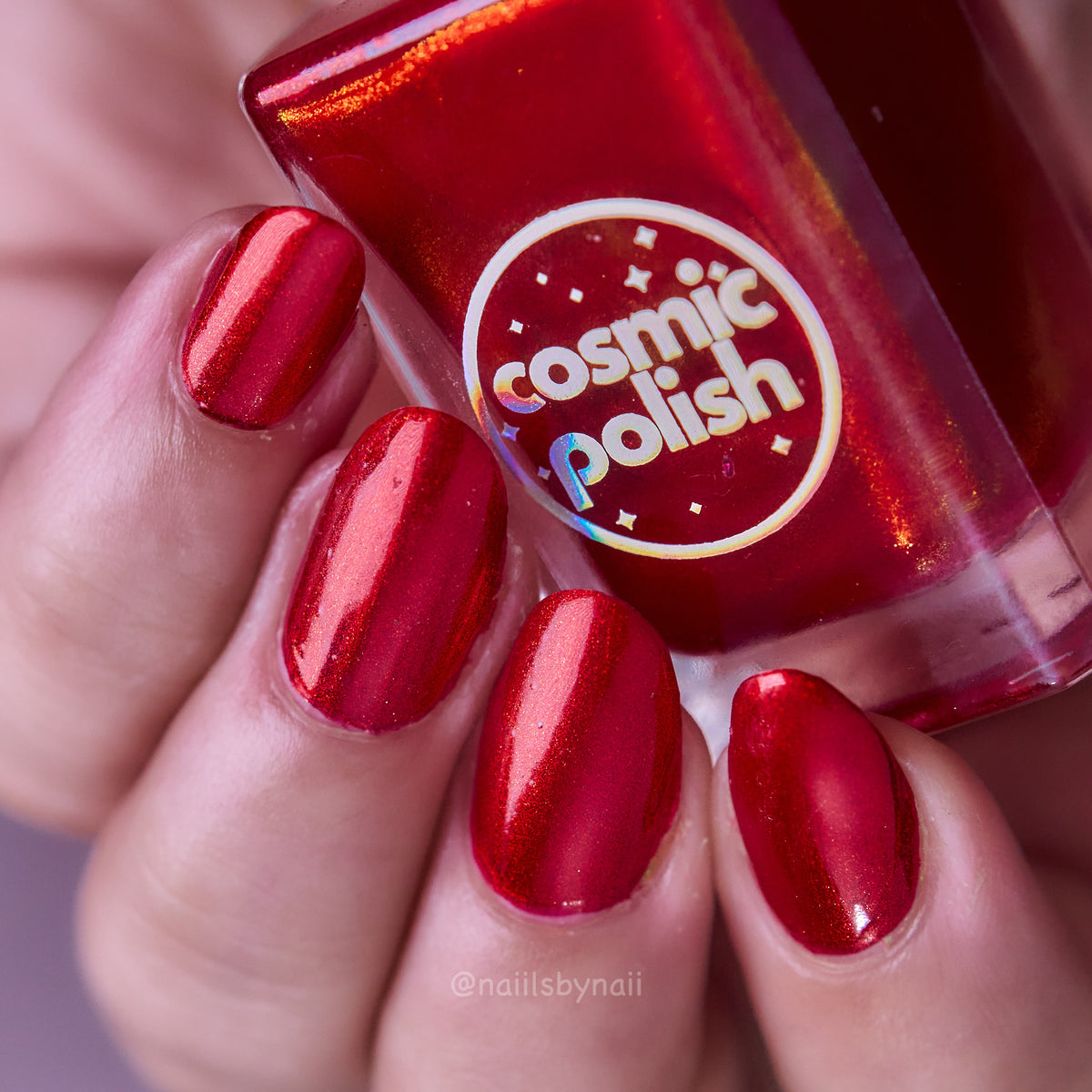 Ruby Remix nail polish by Cosmic Polish