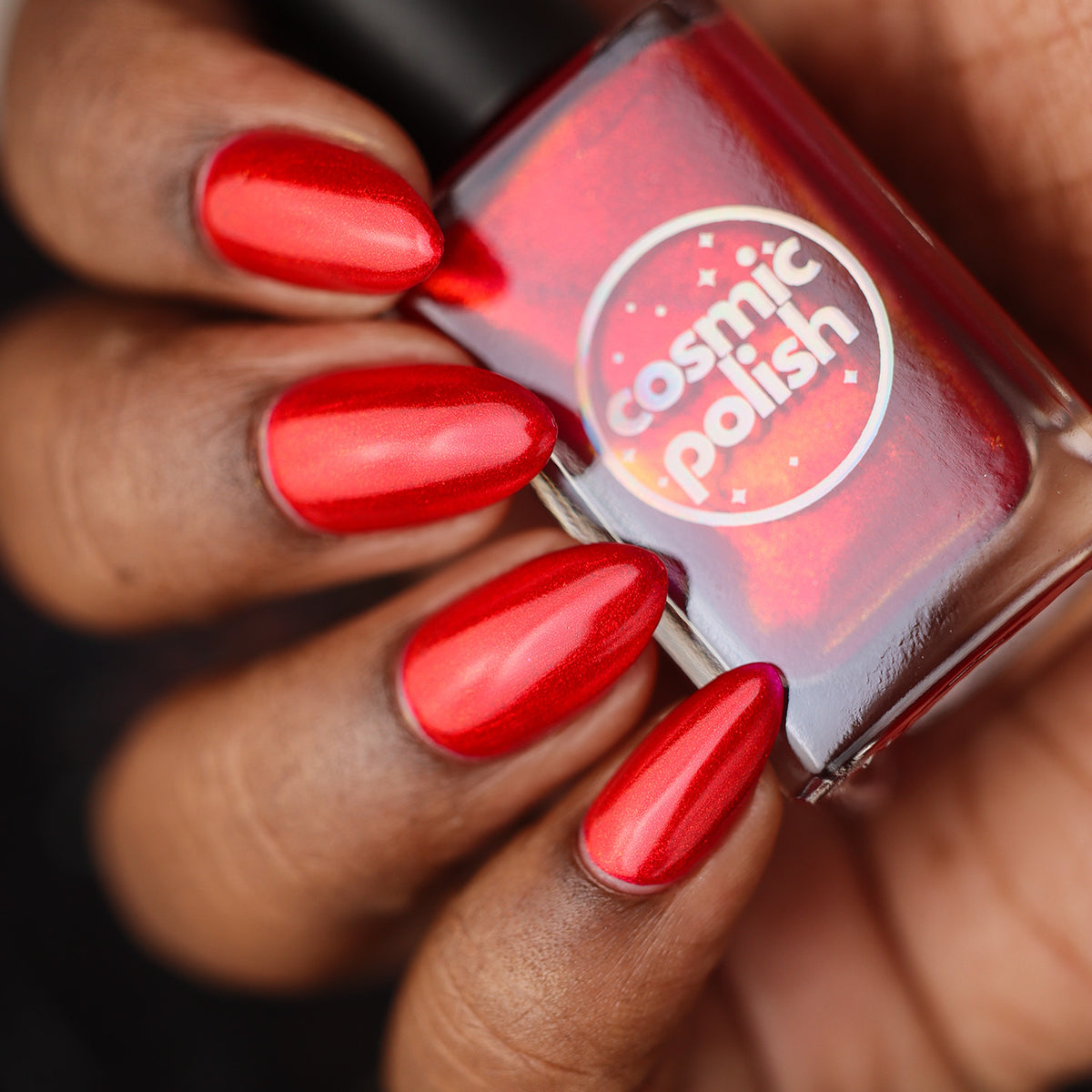 Ruby Remix nail polish by Cosmic Polish