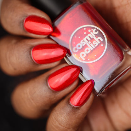 Ruby Remix nail polish by Cosmic Polish