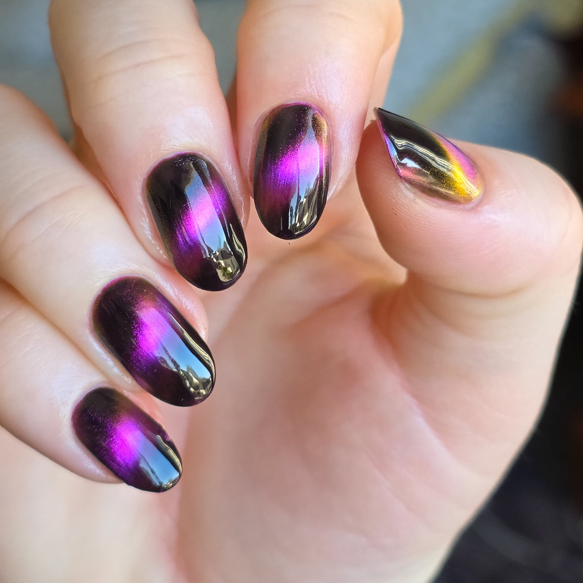 Star Garnet nail polish by Cosmic Polish