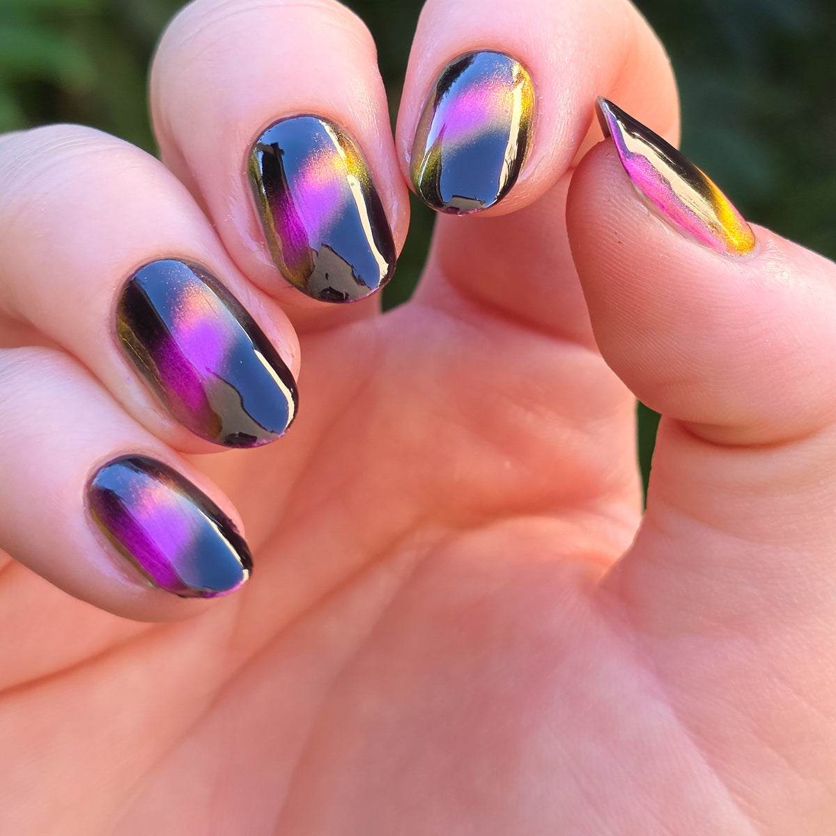 Star Garnet nail polish by Cosmic Polish