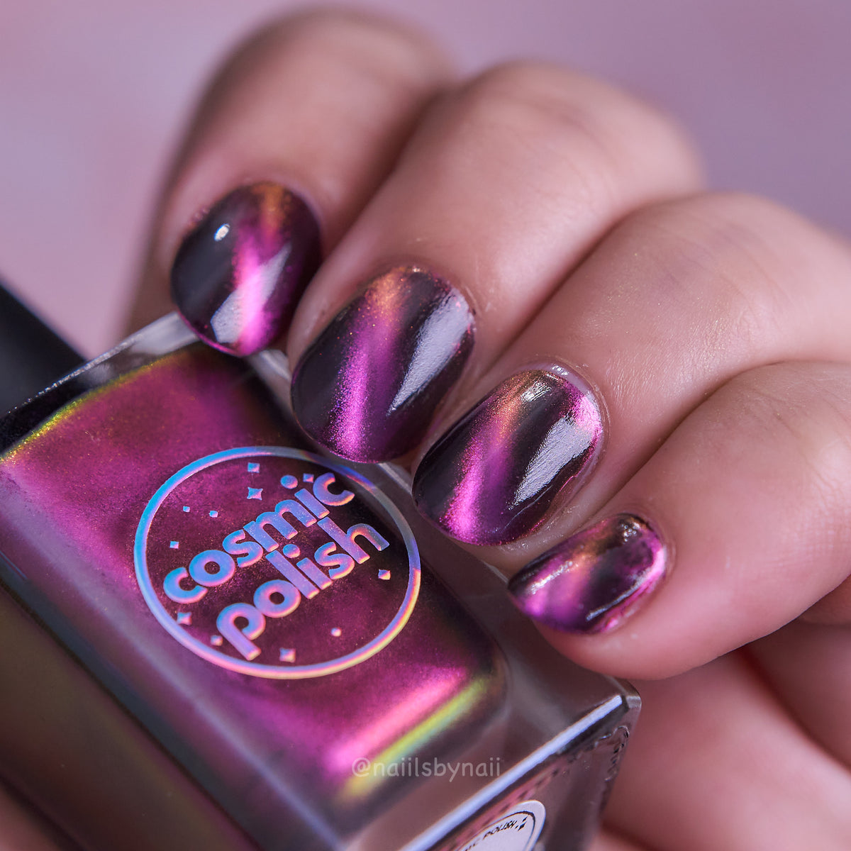 Star Garnet nail polish by Cosmic Polish