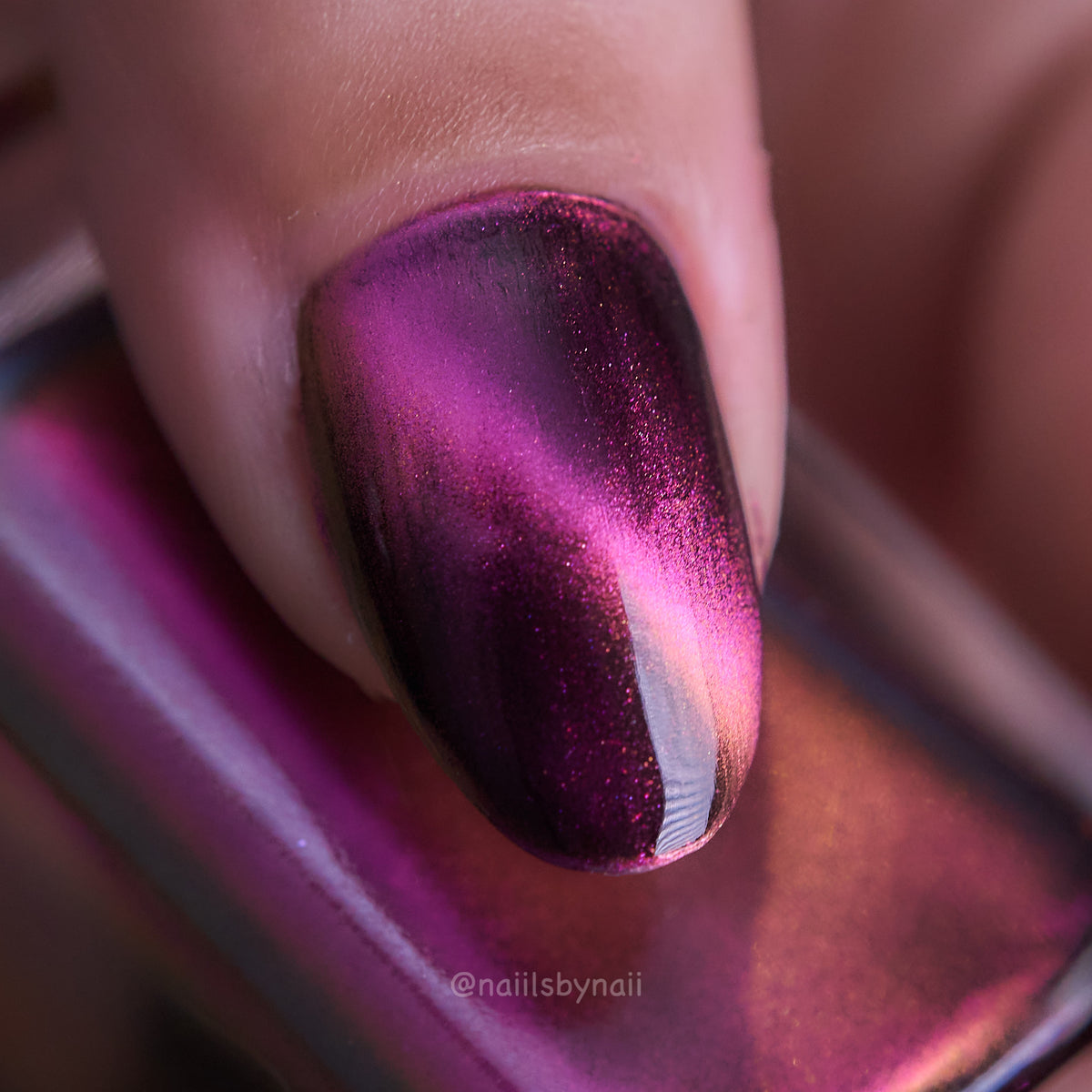 Star Garnet nail polish by Cosmic Polish