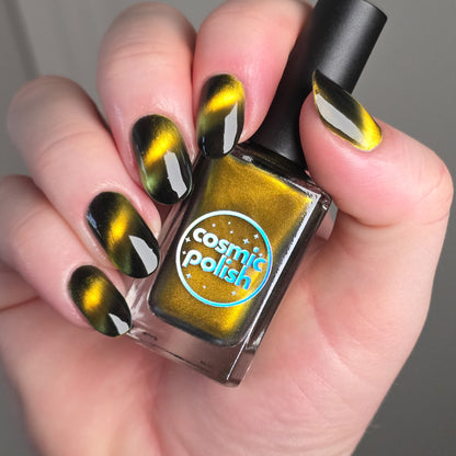 Tiger's Eye nail polish by Cosmic Polish