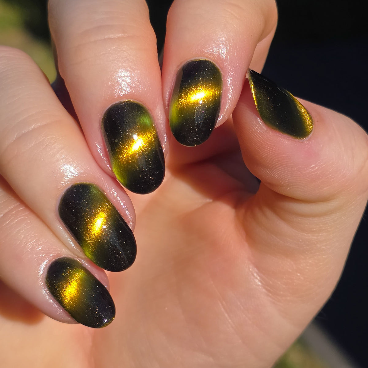 Tiger's Eye nail polish by Cosmic Polish