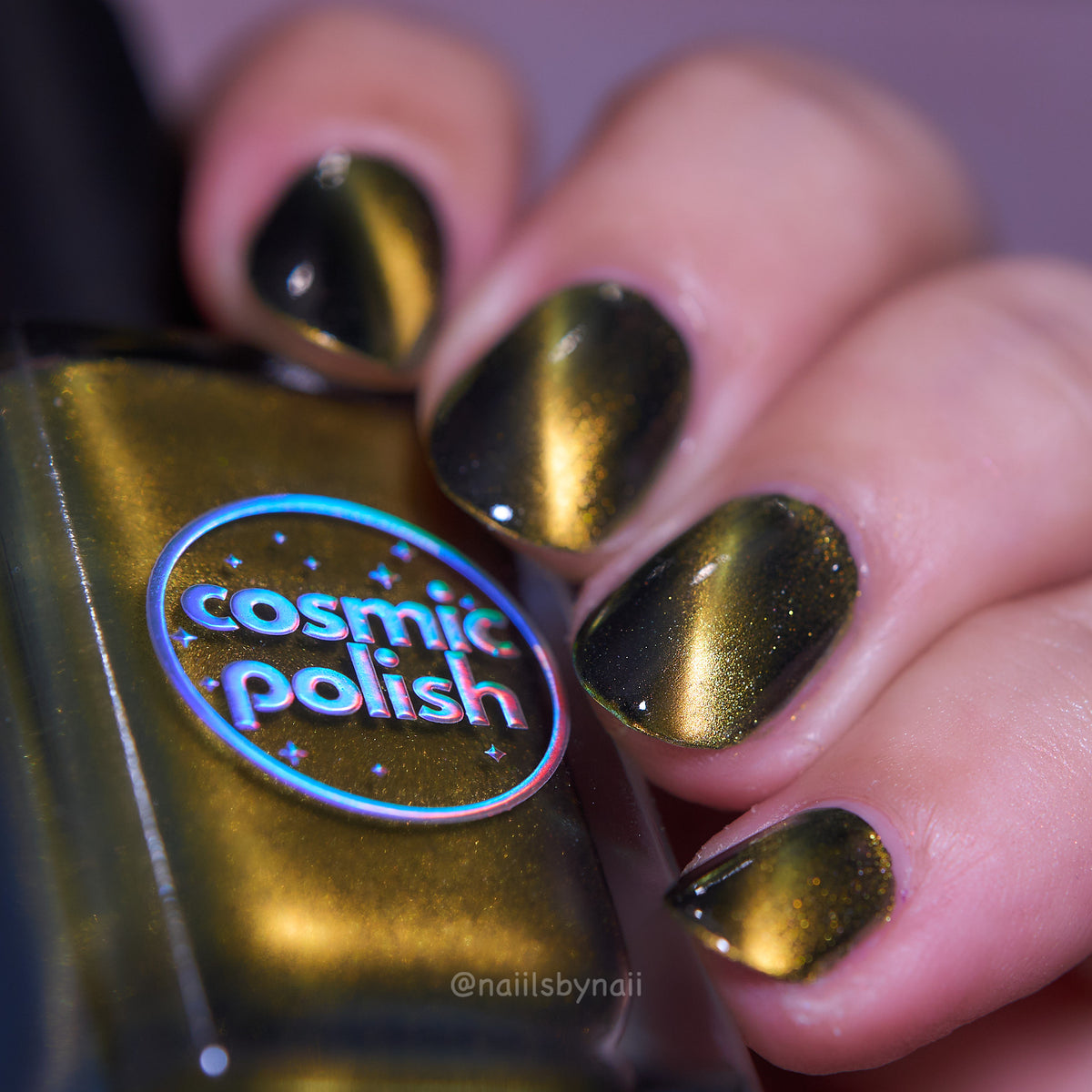 Tiger's Eye nail polish by Cosmic Polish