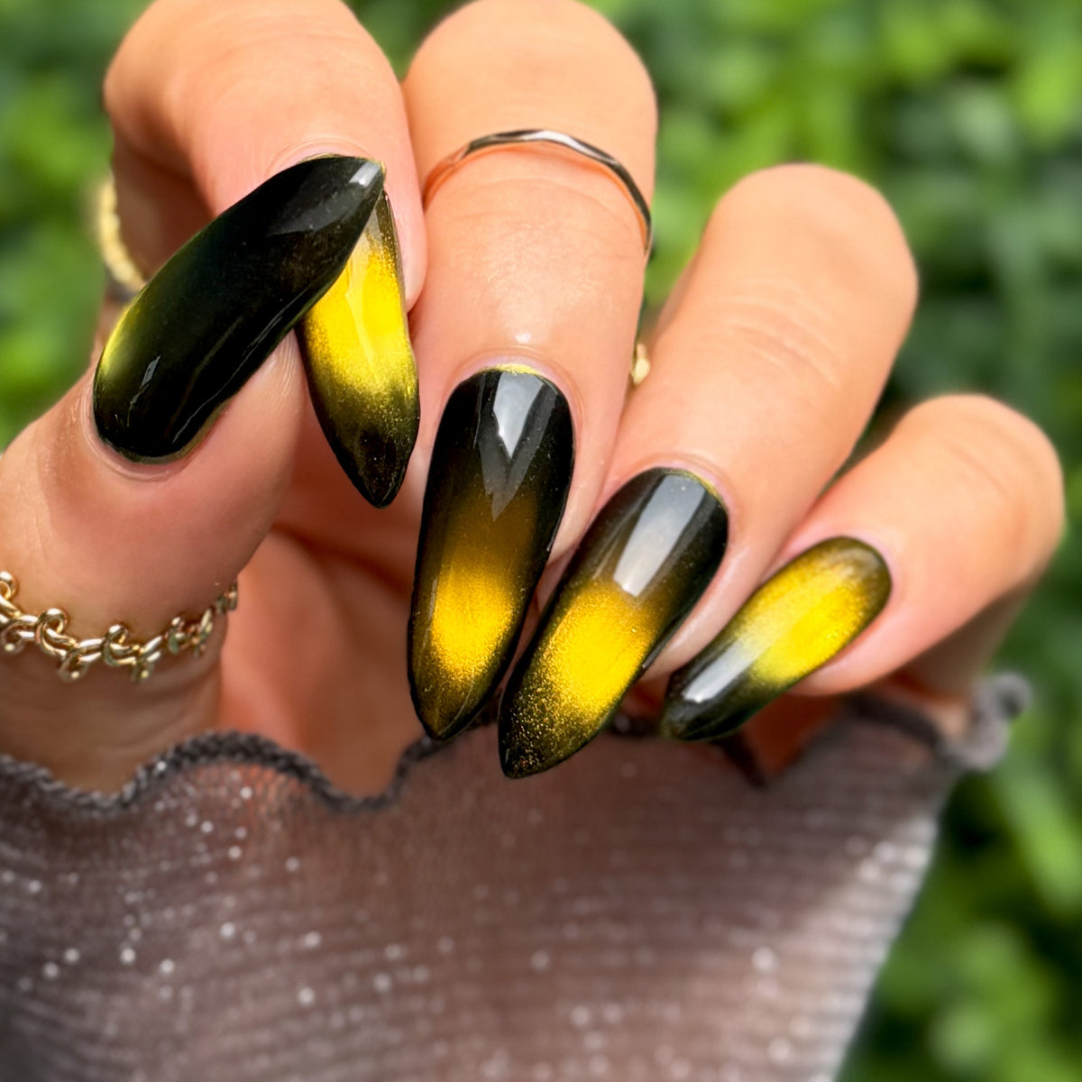 Tiger's Eye nail polish by Cosmic Polish