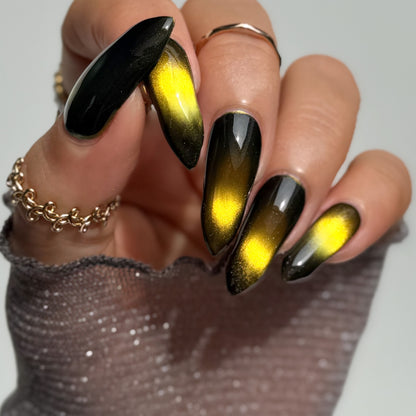 Tiger's Eye nail polish by Cosmic Polish