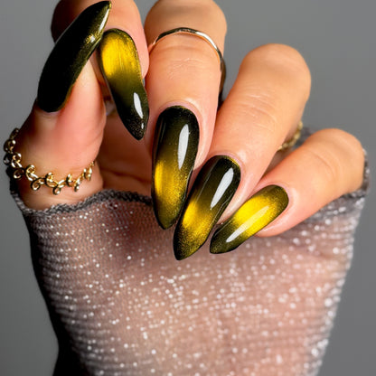 Tiger's Eye nail polish by Cosmic Polish