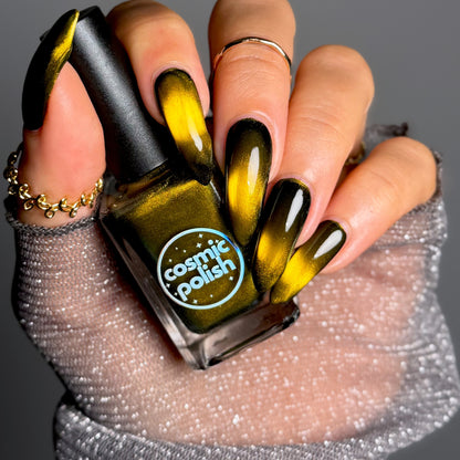 Tiger's Eye nail polish by Cosmic Polish