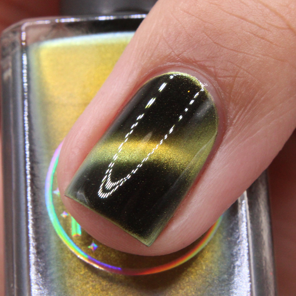 Tiger's Eye nail polish by Cosmic Polish